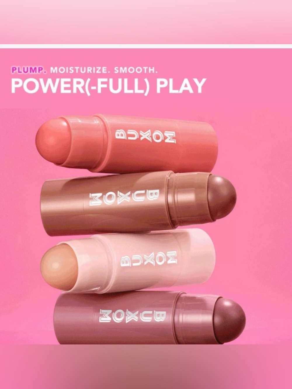 NEW Buxom Power-full Plump Lip Balm - Dolly Fever - pH Reactive & Hydrating - Picture 6 of 7